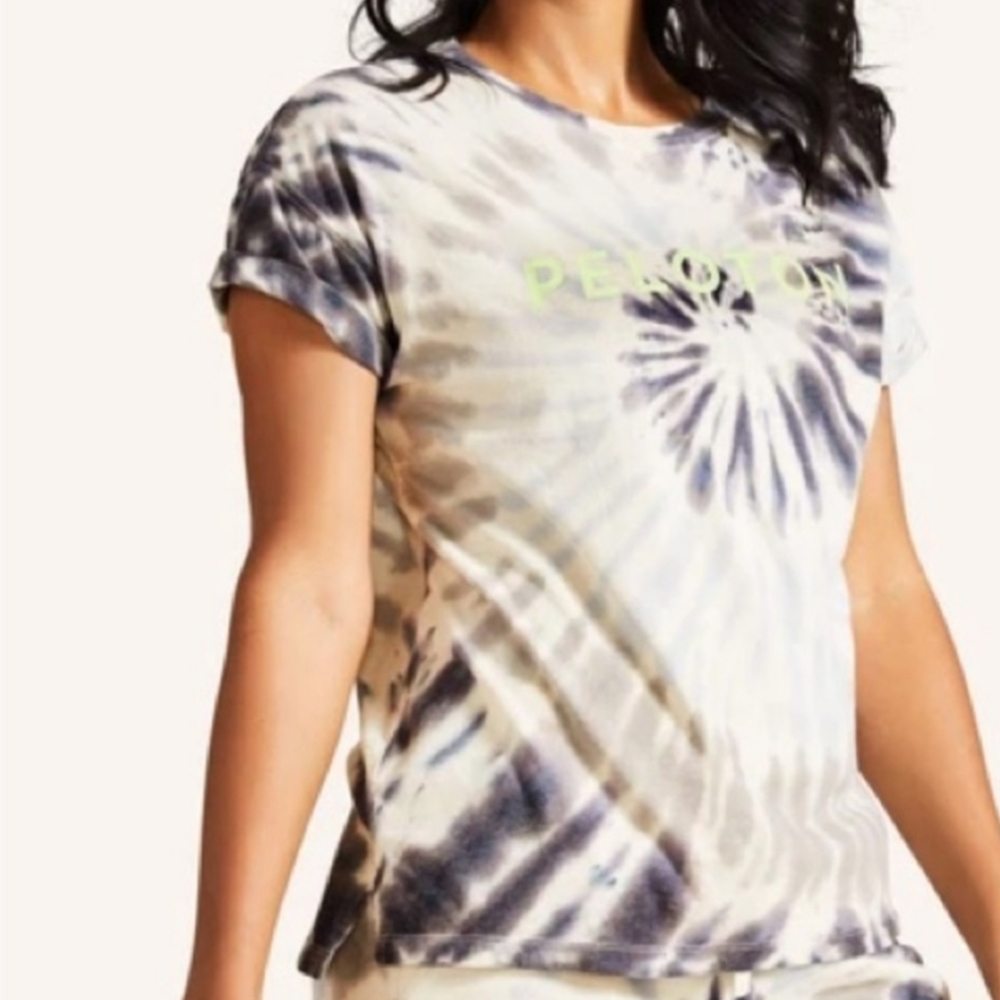 Peloton tie dye top shirt